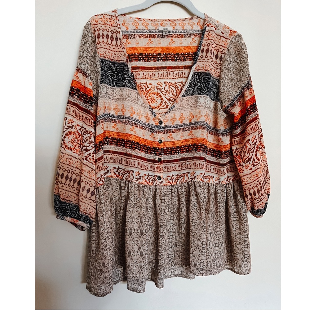Boho Anthropologie Ecote Brand Top